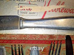 R. A. D. Unial German Army WWII 1940 Silverware for five