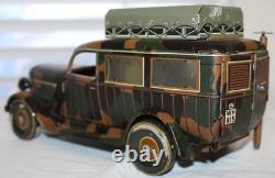 RARE 1938 WWII TIPPCO HAUSSER GERMAN ARMY RADIO COMMAND TRUCK with Windup Motor