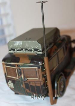 RARE 1938 WWII TIPPCO HAUSSER GERMAN ARMY RADIO COMMAND TRUCK with Windup Motor