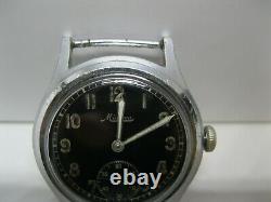 RARE Military Men's Watch Minerva DH for the German army WWII PERIOD