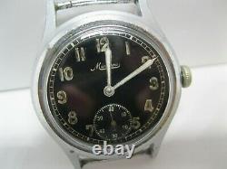 RARE Military Men's Watch Minerva DH for the German army WWII PERIOD