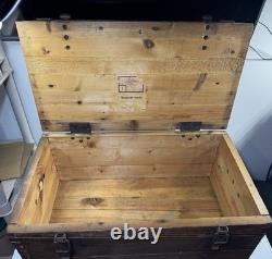 RARE Original WW2 GERMAN ARMY Ammunition Crate Supply Trunk Box w Original Label