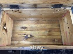 RARE Original WW2 GERMAN ARMY Ammunition Crate Supply Trunk Box w Original Label