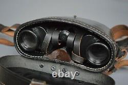 RARE Pre WWII WW2 German 6x30 Binoculars Leitz BIDOX + Accessories Complete Set