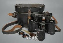 RARE Pre WWII WW2 German 6x30 Binoculars Leitz BIDOX + Accessories Complete Set