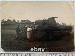 RARE! WWII Captured German Tank PzKpfw V PANTHER Red Army Orig Vintage BIG Photo