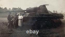 RARE! WWII Captured German Tank PzKpfw V PANTHER Red Army Orig Vintage BIG Photo