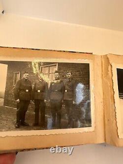 RARE WWII GERMAN ARMY SOLDIERS PHOTO ALBUM Christmas Dinner War Camps Soldiers