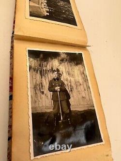 RARE WWII GERMAN ARMY SOLDIERS PHOTO ALBUM Christmas Dinner War Camps Soldiers