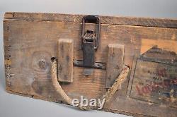 RARE WWII WW2 Original German MG34 MG42 Mauser K98 Patronenkasten 900 Box 1945