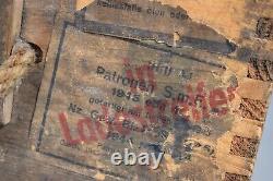 RARE WWII WW2 Original German MG34 MG42 Mauser K98 Patronenkasten 900 Box 1945