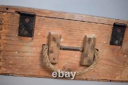 RARE WWII WW2 Original German MG34 MG42 Mauser K98 Patronenkasten 900 Box 1945