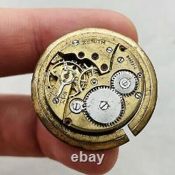 RARE WWII ZENITH DH 40's Watch Mechanism MOVEMENT Military WW2 German Army VTG