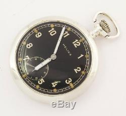 RARE military pocket watch German Army HELIOS DH Deutsches Heer of period WWII V