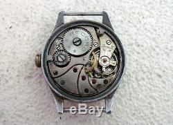 RECORD D508695 Swiss for German Army WWII Wehrmaht Military Watch Geneve c. 022K