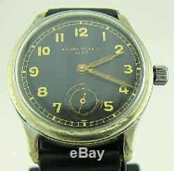 RECORD DH wristwatch German Army Wehrmacht of period WWII. Military