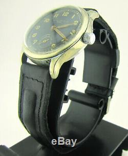 RECORD DH wristwatch German Army Wehrmacht of period WWII. Military