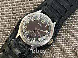 RECTA WWII Swiss for German Army Wehrmacht Military Vintage Wrist Watch 1940s