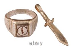 Radio mechanic WW2 German ring WWII Germany Army Wehrmacht force Horror Jewelry
