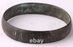 Radom WW2 German trench art ring WWII Tank 1944 Panzer Germany Army Wehrmacht