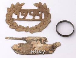 Radom WW2 German trench art ring WWII Tank 1944 Panzer Germany Army Wehrmacht
