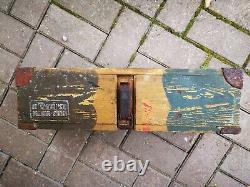 Rar! 100% Original Ww2 German Army Camo Munition Box