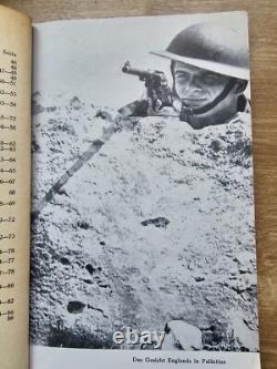 Rare 1940 WWII German Book British Army in Palestine withPhotos, Arabs, Jaffa