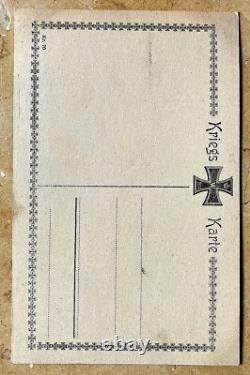 Rare! First French Army Flag Captured By Germans Photo Postcard Rppc 1914