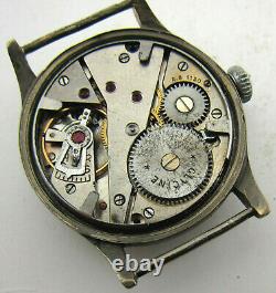 Rare GLYCINA DH wristwatch German Army Wehrmacht of period WWII. Military