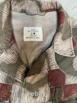 Rare German Army Sumpfmuster 3 BGS Military Jacket from the 1960s Size S/M GR. 2
