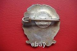 Rare German Army Wwii 50 Kr. U. Sold. Ver. Mintraching Badge Kremhelmer Munchen