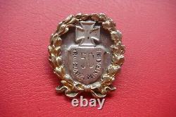 Rare German Army Wwii 50 Kr. U. Sold. Ver. Mintraching Badge Kremhelmer Munchen