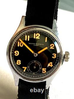 Rare German Military Watch Record D 509666 for Luftwaffe 1940s WWII