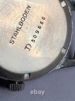 Rare German Military Watch Record D 509666 for Luftwaffe 1940s WWII