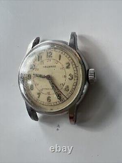 Rare Helbros Helvetica US Swiss German Military WWII Watch Army