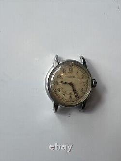 Rare Helbros Helvetica US Swiss German Military WWII Watch Army