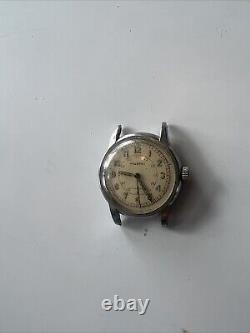 Rare Helbros Helvetica US Swiss German Military WWII Watch Army