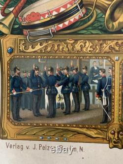 Rare Imperial German Army Remembrance of Service Certificate 1904