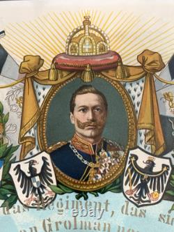 Rare Imperial German Army Remembrance of Service Certificate 1904