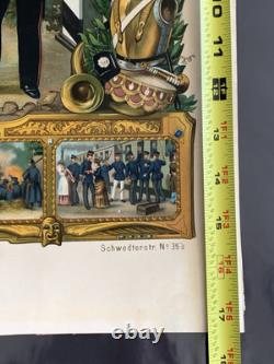 Rare Imperial German Army Remembrance of Service Certificate 1904