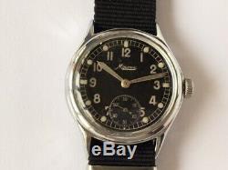 Rare Military watch Minerva DH for the German army WW2 Wehrmacht