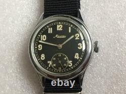 Rare Military watch Minerva DH for the German army WW2 Wehrmacht
