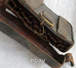 Rare Original Pair Pre WW1 Vintage IMPERIAL GERMAN ARMY MAUSER AMMO POUCHES