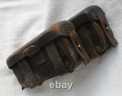 Rare Original Pair Pre WW1 Vintage IMPERIAL GERMAN ARMY MAUSER AMMO POUCHES