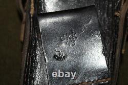 Rare Original WW2 German Army Black Leather K98 Gren. Lau. Kit Pouch 43 d, Empty