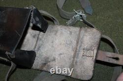 Rare Original WW2 German Army Black Leather K98 Gren. Lau. Kit Pouch 43 d, Empty