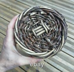 Rare WW2 German Army Wehrmacht Heer Artillery Wicker Basket Ammo Shell Carrier