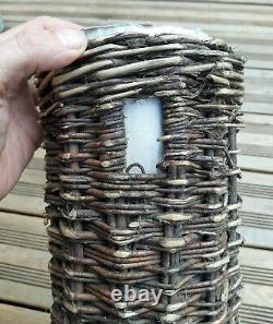 Rare WW2 German Army Wehrmacht Heer Artillery Wicker Basket Ammo Shell Carrier