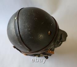 Rare WWII German Belgian tank driver helmet/US American cold weather face mask