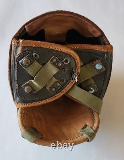 Rare WWII German Belgian tank driver helmet/US American cold weather face mask